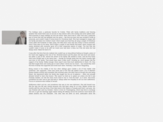 narratives/home screenshot