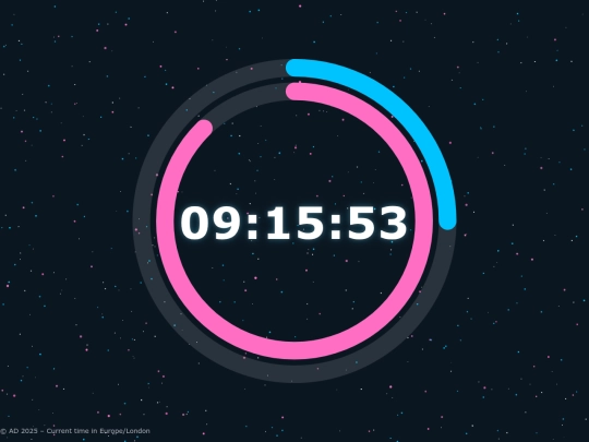 clock-stars screenshot