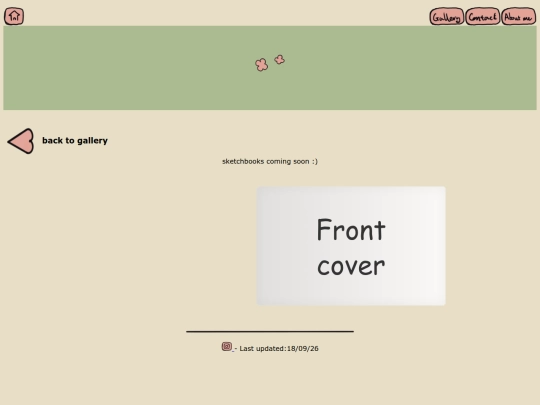 Sketchbooks screenshot