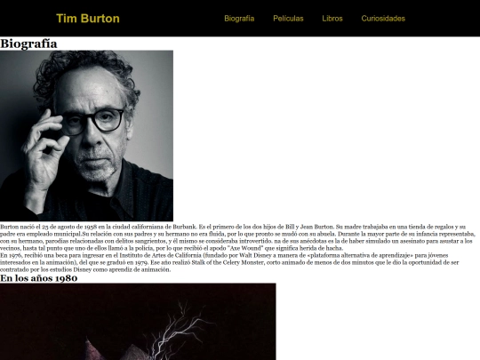biografia screenshot