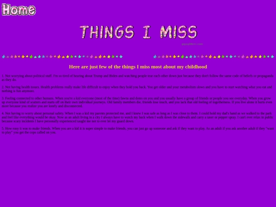 thethingsimiss screenshot