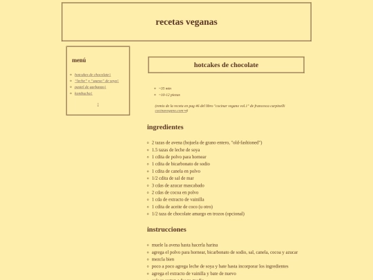 recetas screenshot