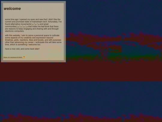 welcome screenshot