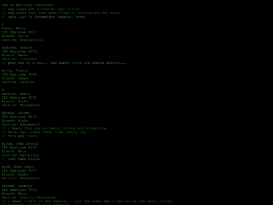 directory screenshot