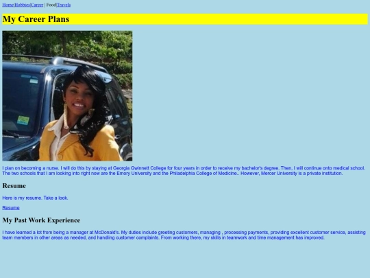 resume screenshot