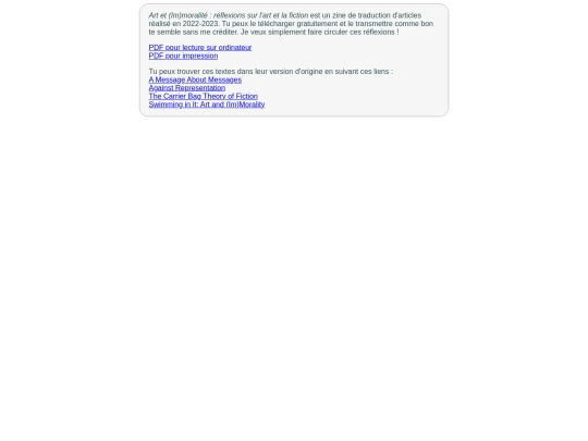 zines/art-et-immoralite screenshot