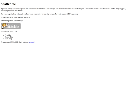 Books/shatter_me screenshot