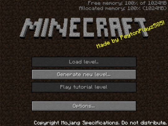 Indev screenshot