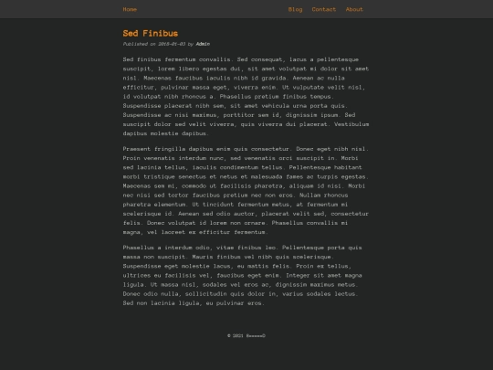 blog/sed-finibus screenshot