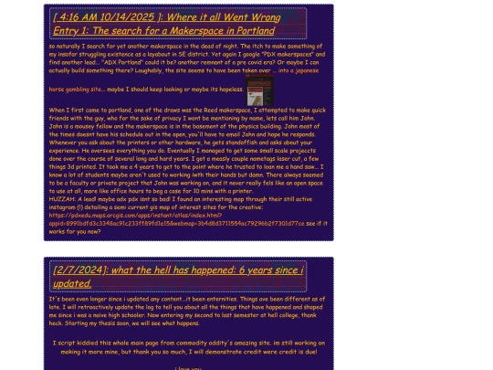 blog screenshot
