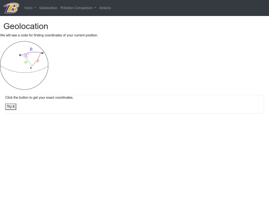 geolocation screenshot