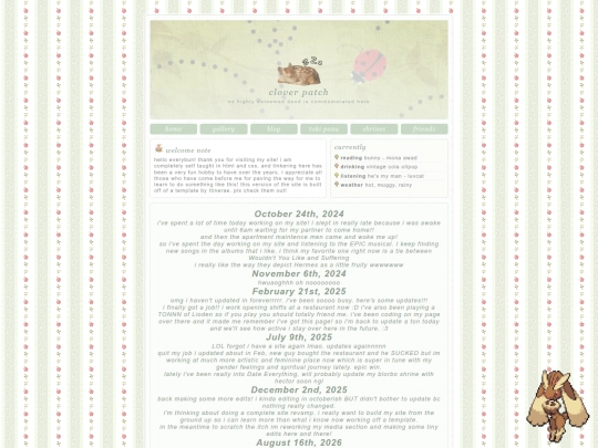 blog screenshot