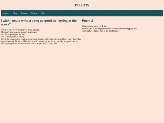 poems screenshot