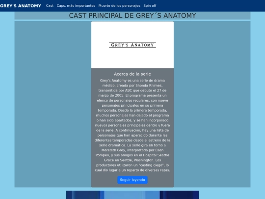 paginas/cast screenshot