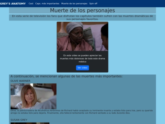 paginas/muertes screenshot
