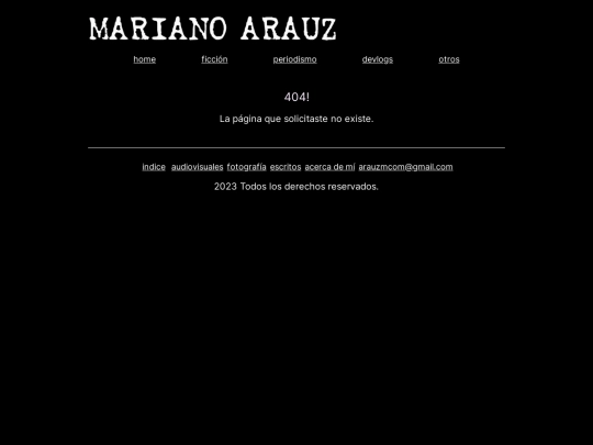 Paginas/not_found screenshot