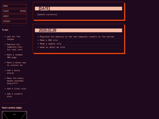 updates screenshot