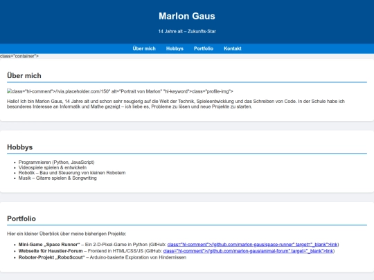 Gaus screenshot