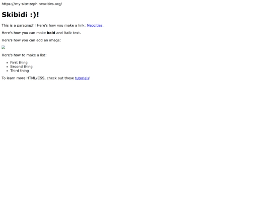 index screenshot