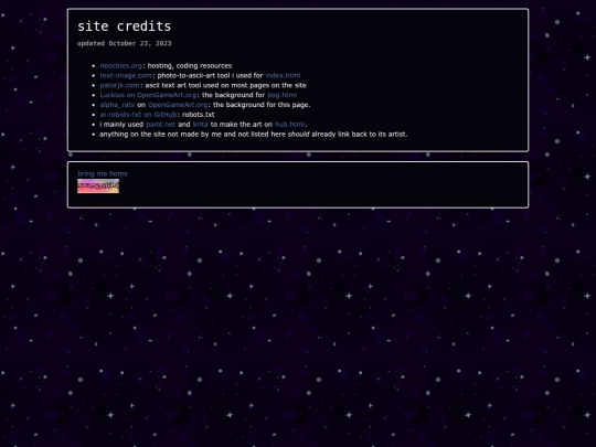 credits screenshot