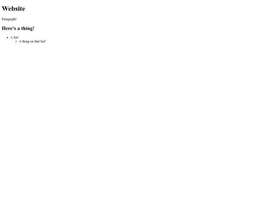 index screenshot