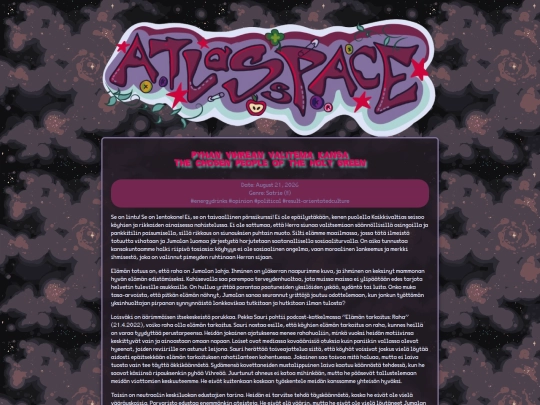 blog/pyhan_vihrean_valitsema_kansa screenshot