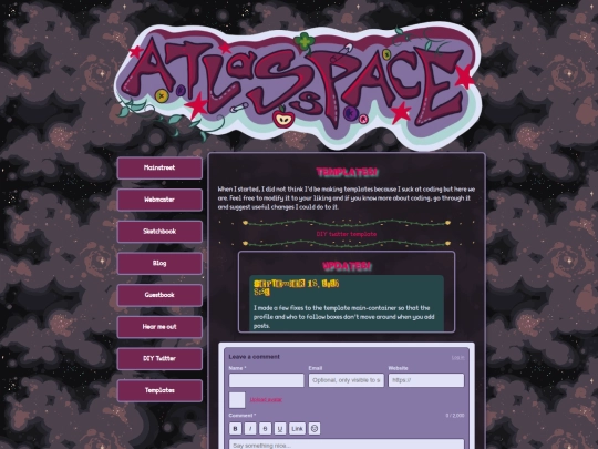 templates screenshot