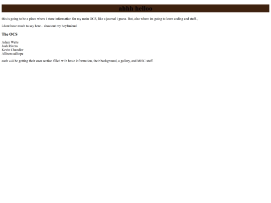 test screenshot