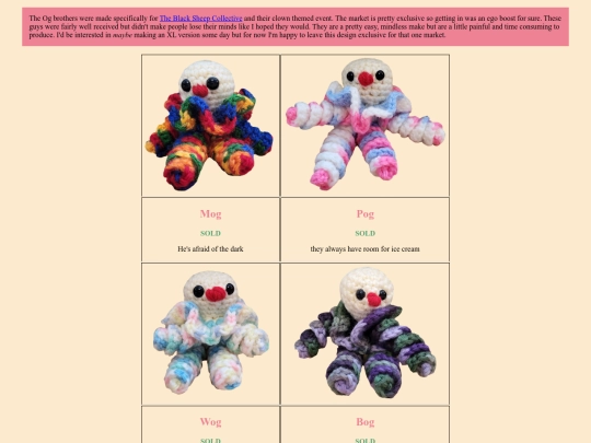 crochet/sp24clown screenshot