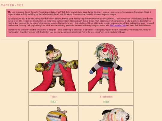 crochet/winter23 screenshot