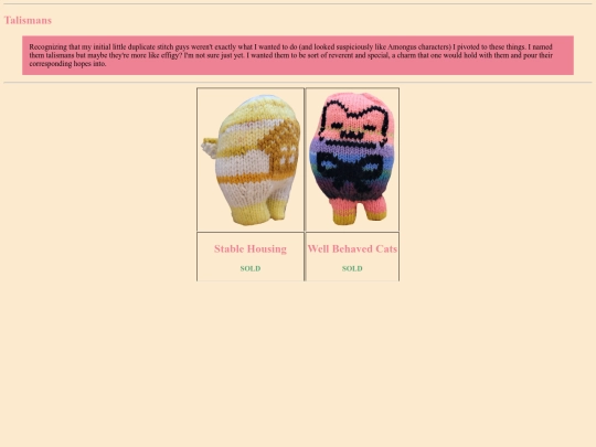 knit/kspring24/talisman screenshot