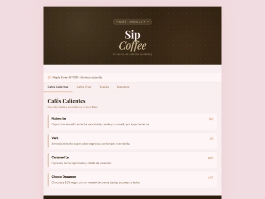 sip-coffe screenshot