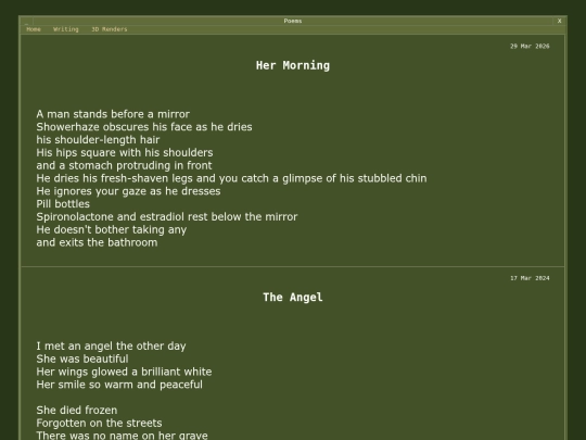 writing screenshot