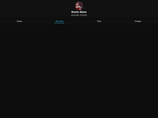 accounts screenshot