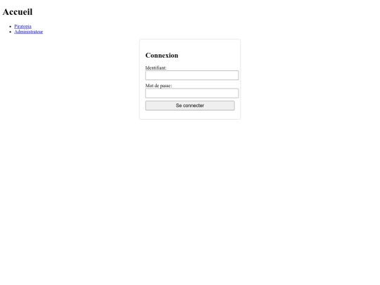 Administateur screenshot