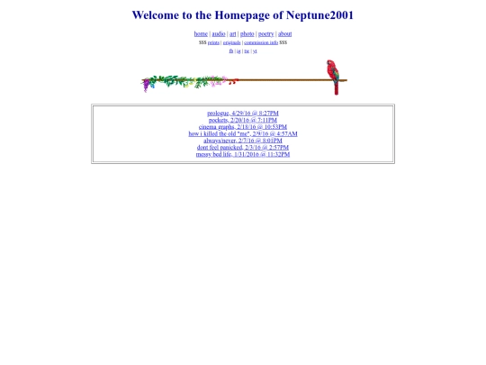 poetry screenshot