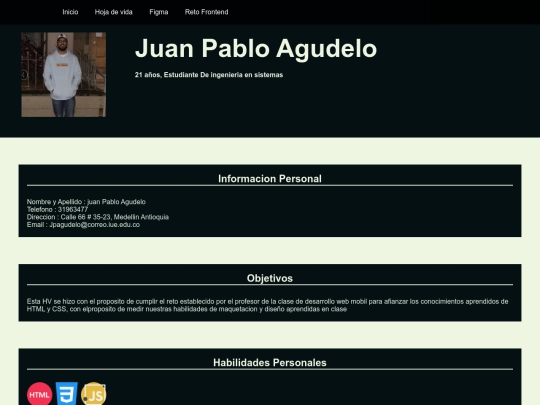 Hoja de vida/index1 screenshot