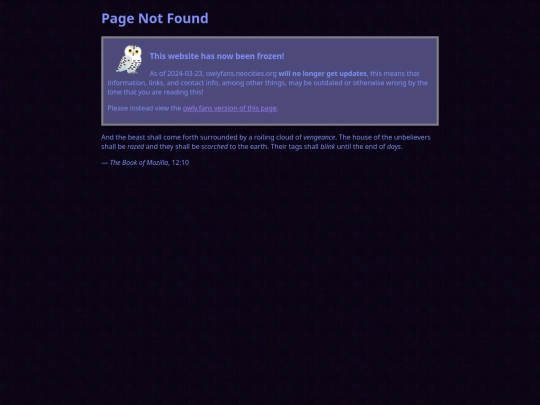not_found screenshot