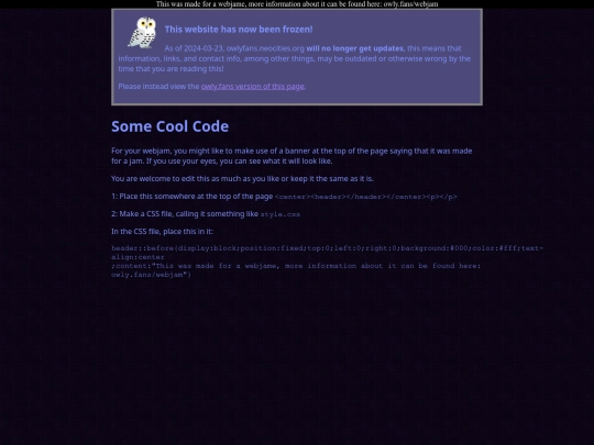 webjam/banner screenshot