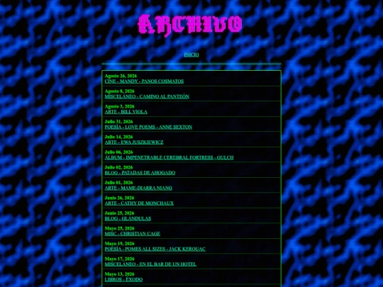 archive screenshot
