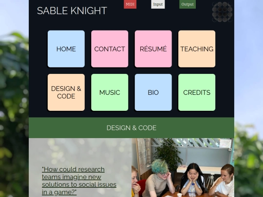 page/design screenshot