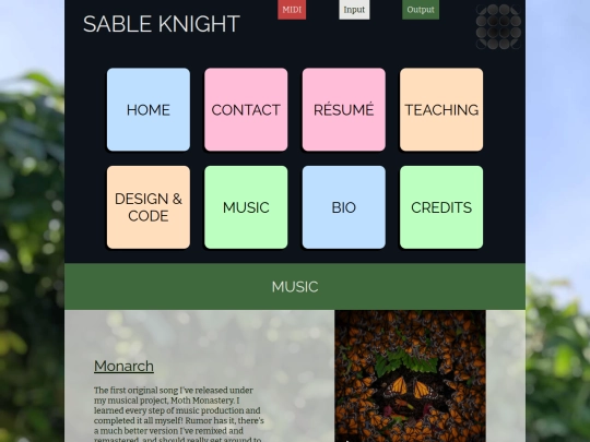 page/music screenshot