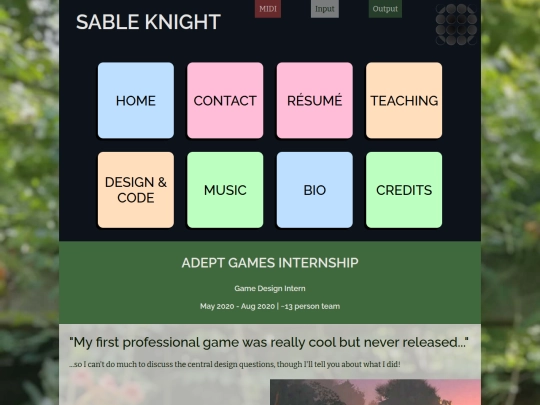 pageProjects/adeptGames screenshot