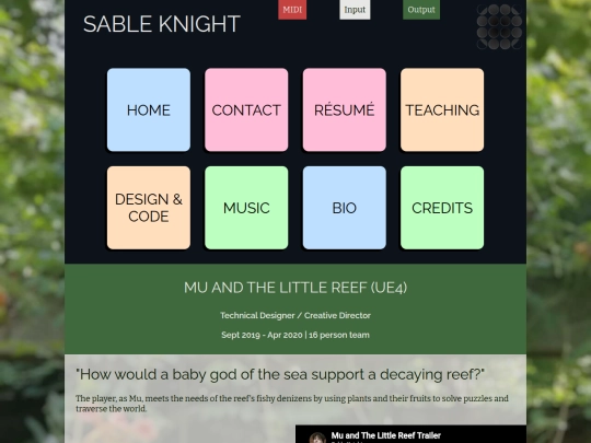 pageProjects/muReef screenshot