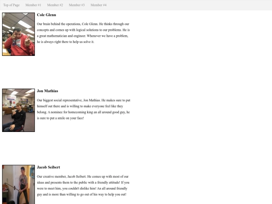staffpage screenshot