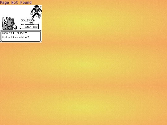 not_found screenshot