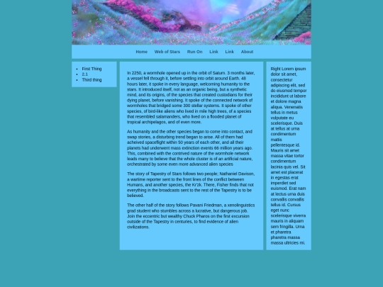 Web-of-stars-index screenshot