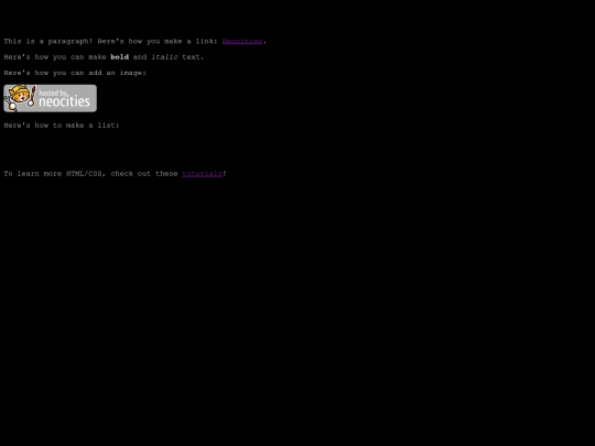 test screenshot