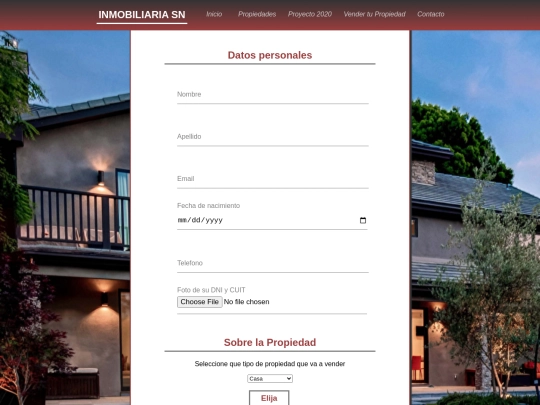 Pruebas.html/contacto screenshot
