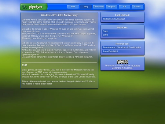 blog/xp screenshot
